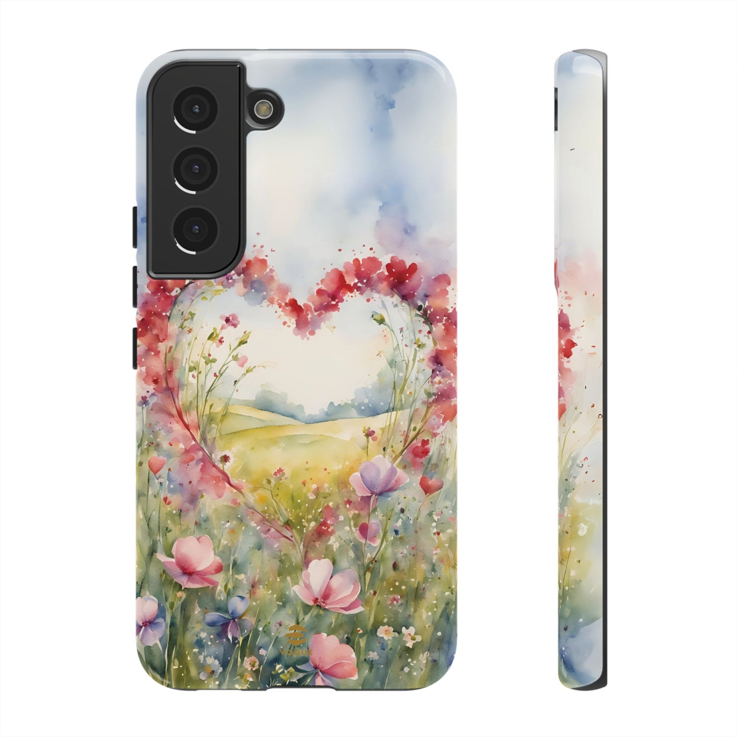 Flower heart Tough Phone Case for Samsung