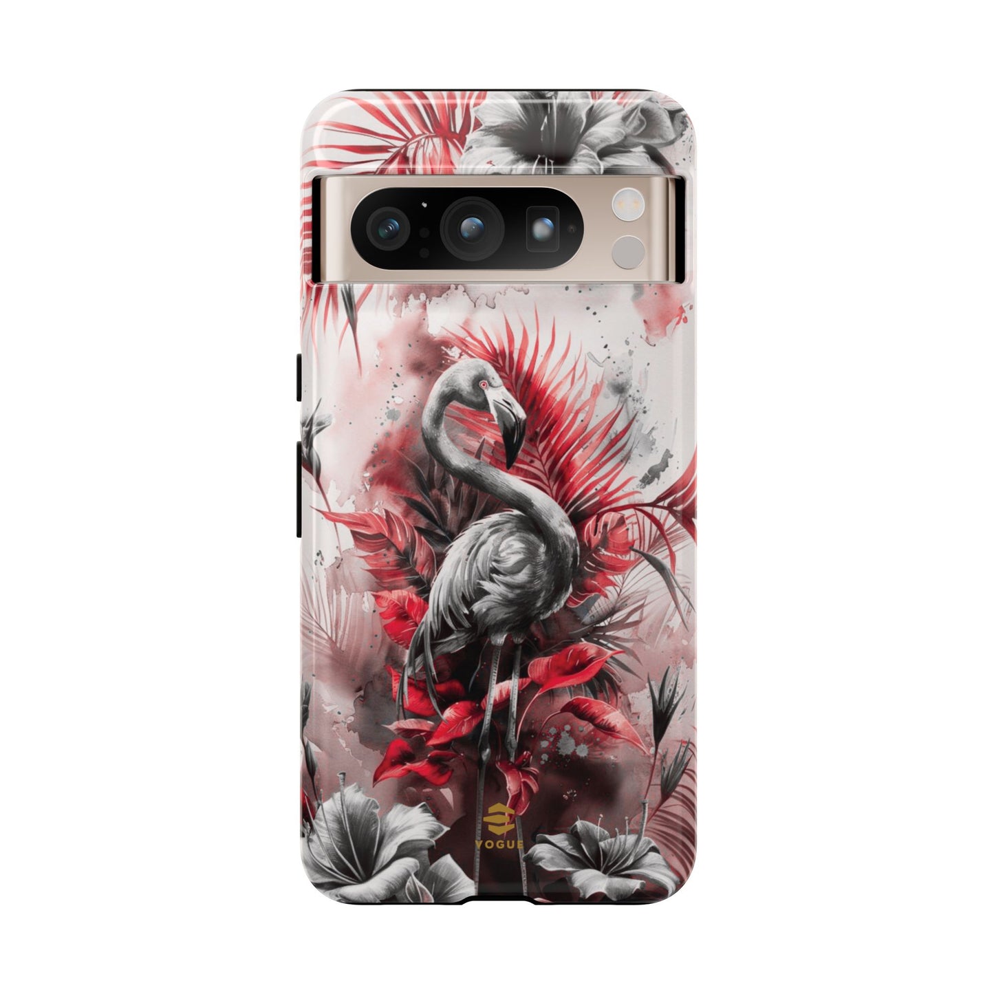 Flamingo Tropical Design Tough Phone Case Pixel