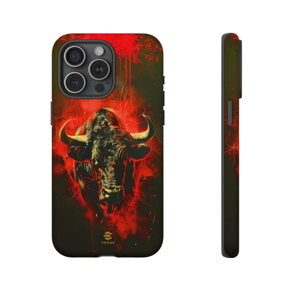 Bull Black iPhone Tough case