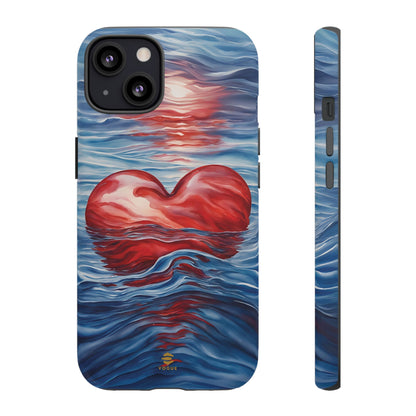 Deep Devotion Red Heart iPhone Tough Case Valentine's gift Protective Cover