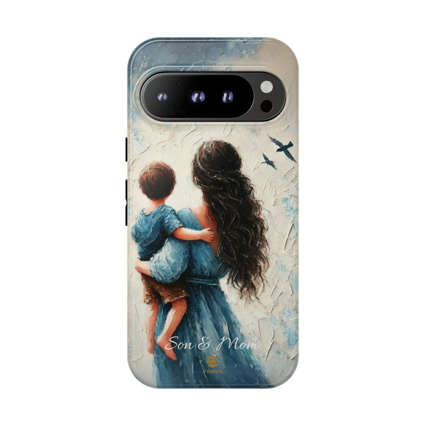 Custom Son & Mom Google Pixel Tough Phone Case