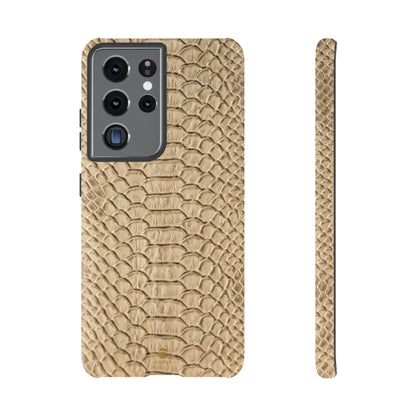 Funda Samsung con diseño de piel de serpiente