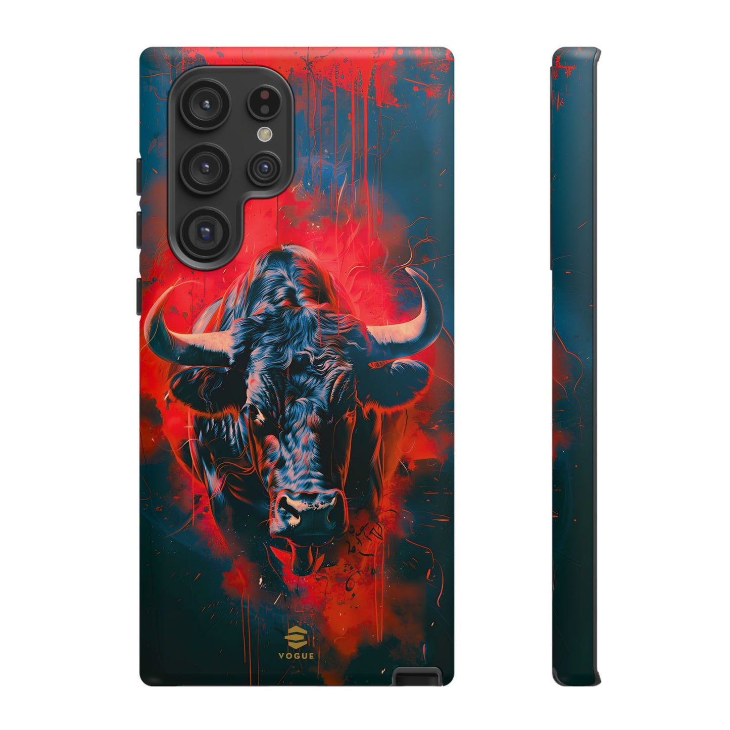 Bull Teal  Samsung Galaxy phone case