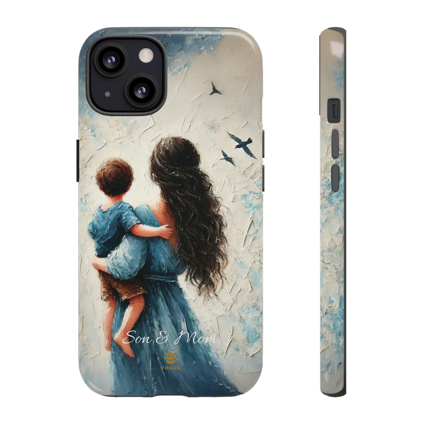 Custom Son & Mom iPhone Tough Case