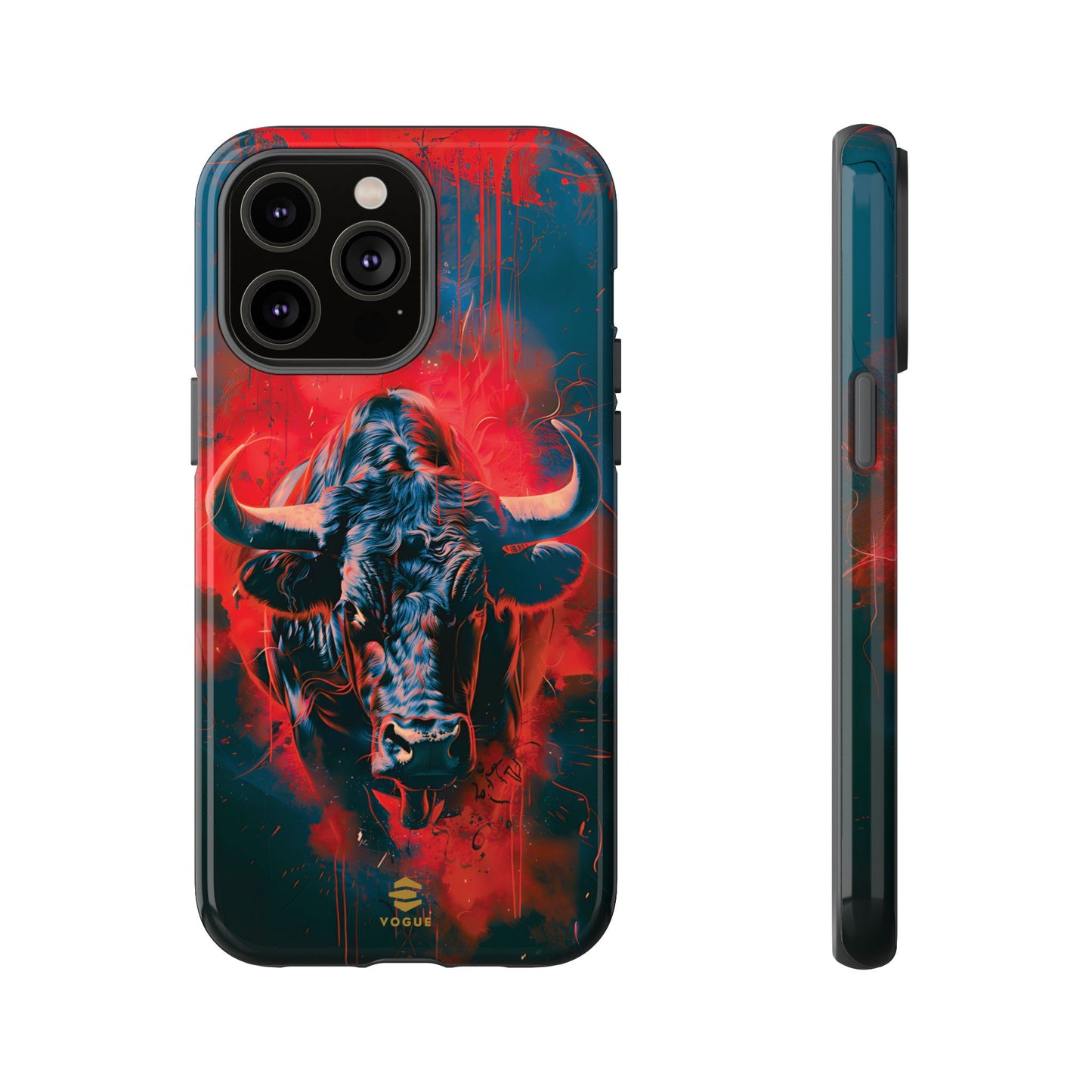 Bull Teal iPhone Case