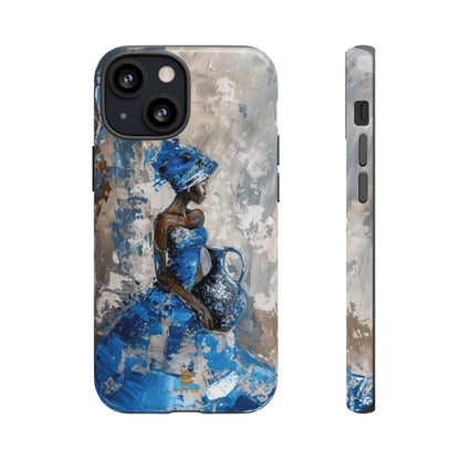 Blue Muse iPhone Case