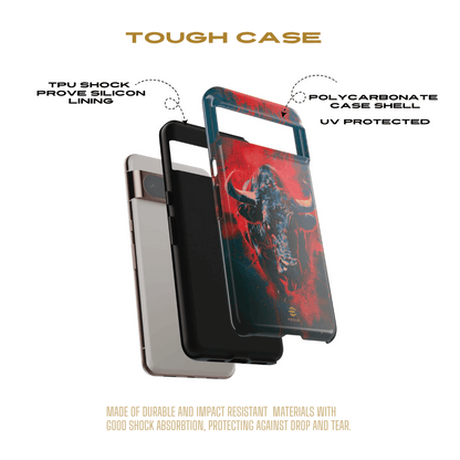 Bull Teal Google Pixel Tough Case