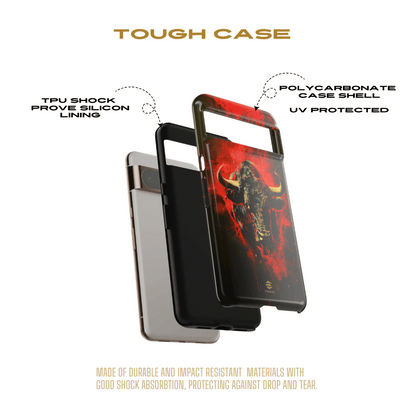 Bull Black Google Pixel Tough case