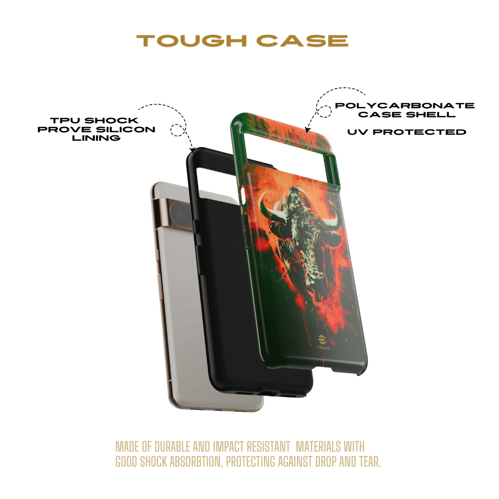 Green Bull Google Pixel Tough Case