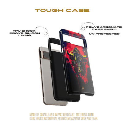 Bull Navy Google Pixel Tough Case