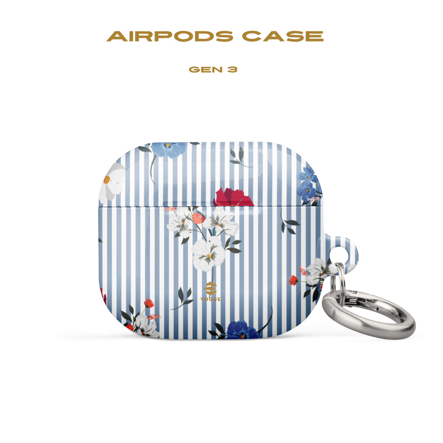 Denim Bouquet AirPod Cases