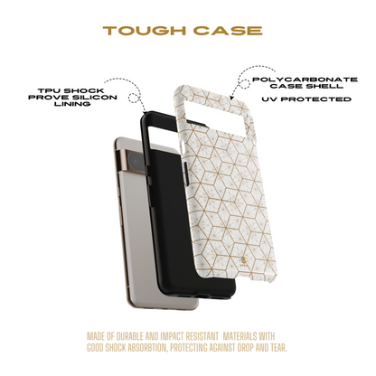 Quantum Cubes Google Pixel Tough Phone Case