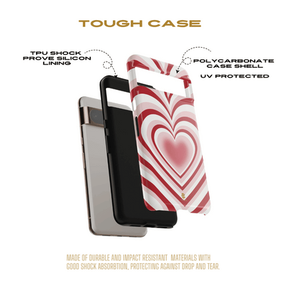 Red Hearts Phone Case For Valentine's day