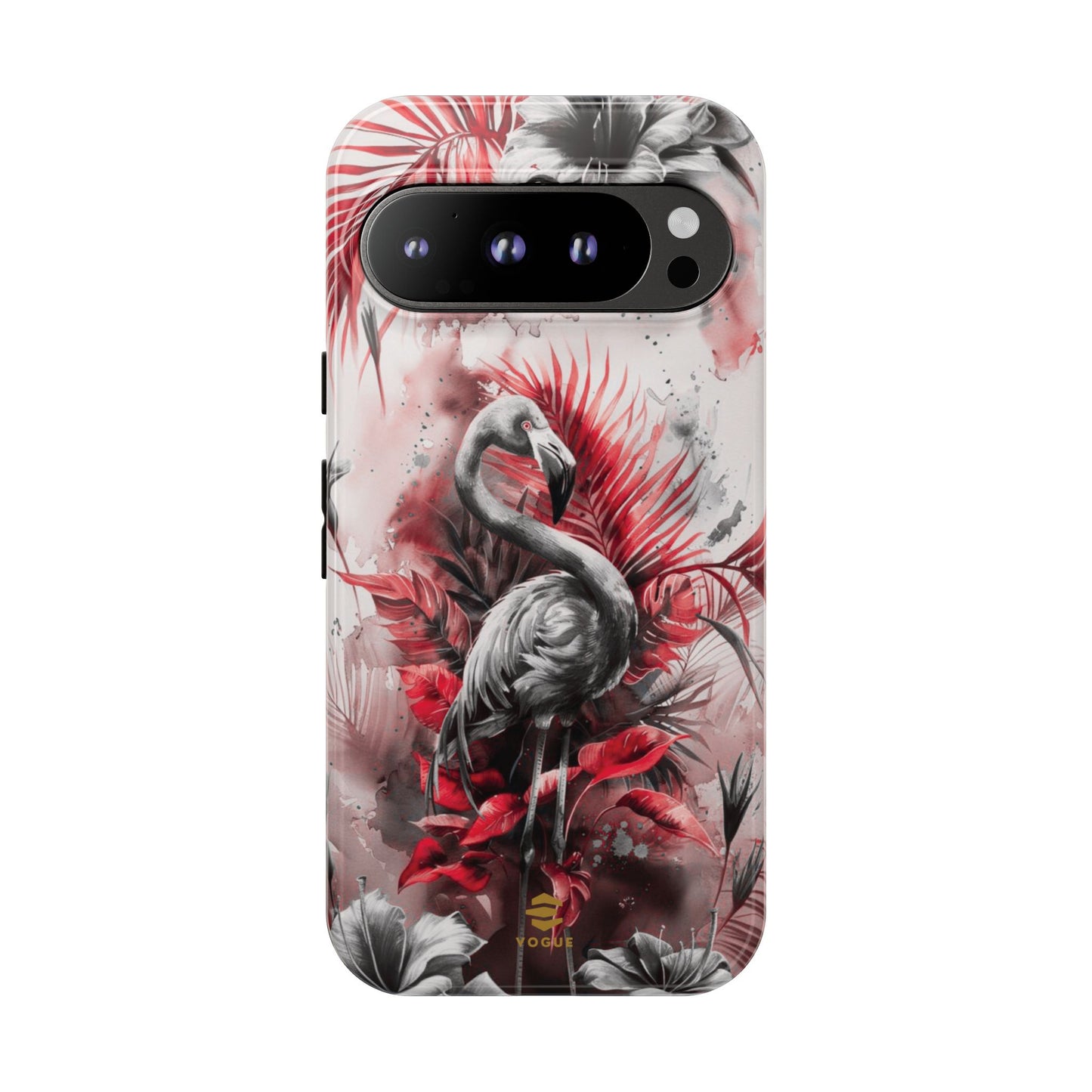 Flamingo Tropical Design Tough Phone Case Pixel