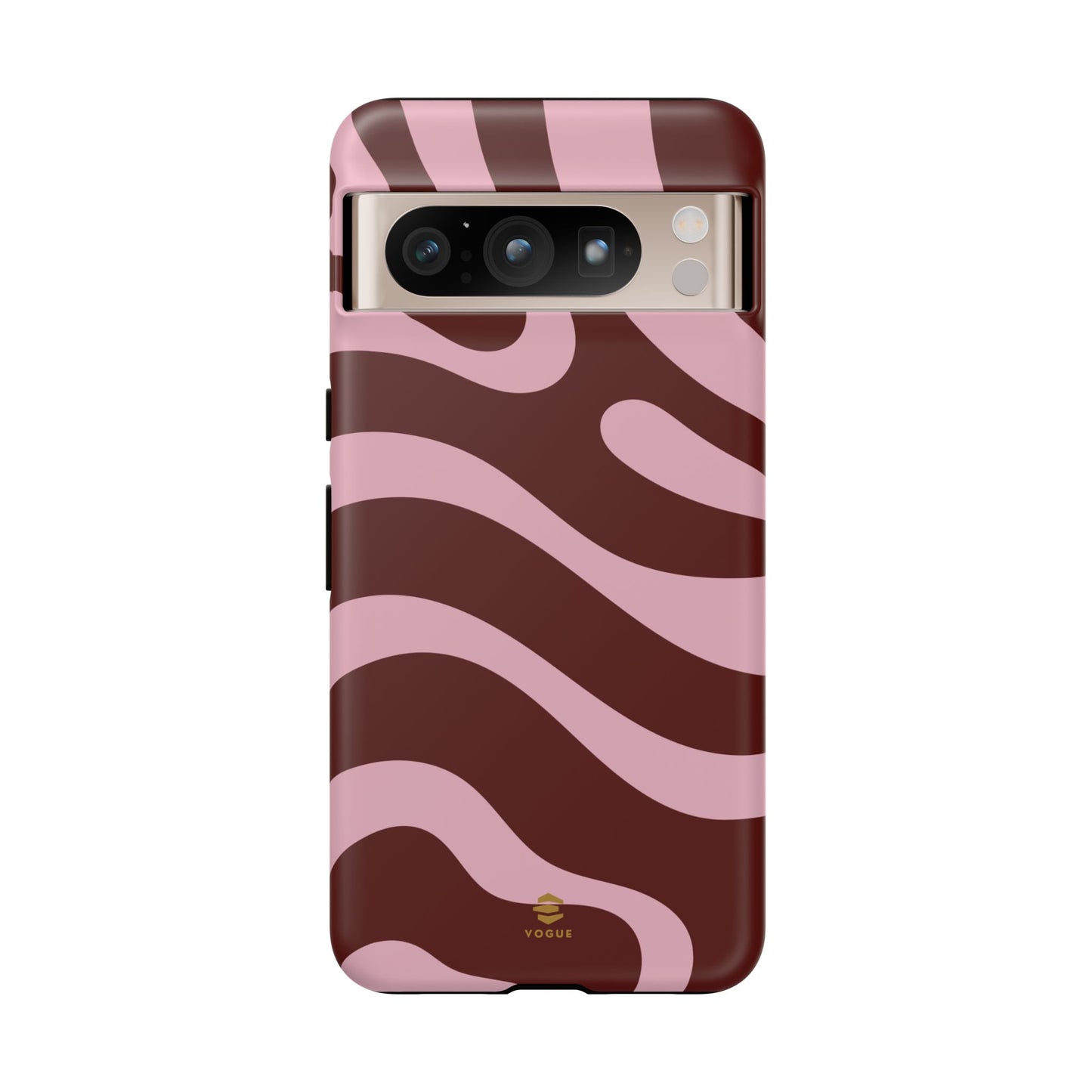 Maroon Ripple Google Pixel Case