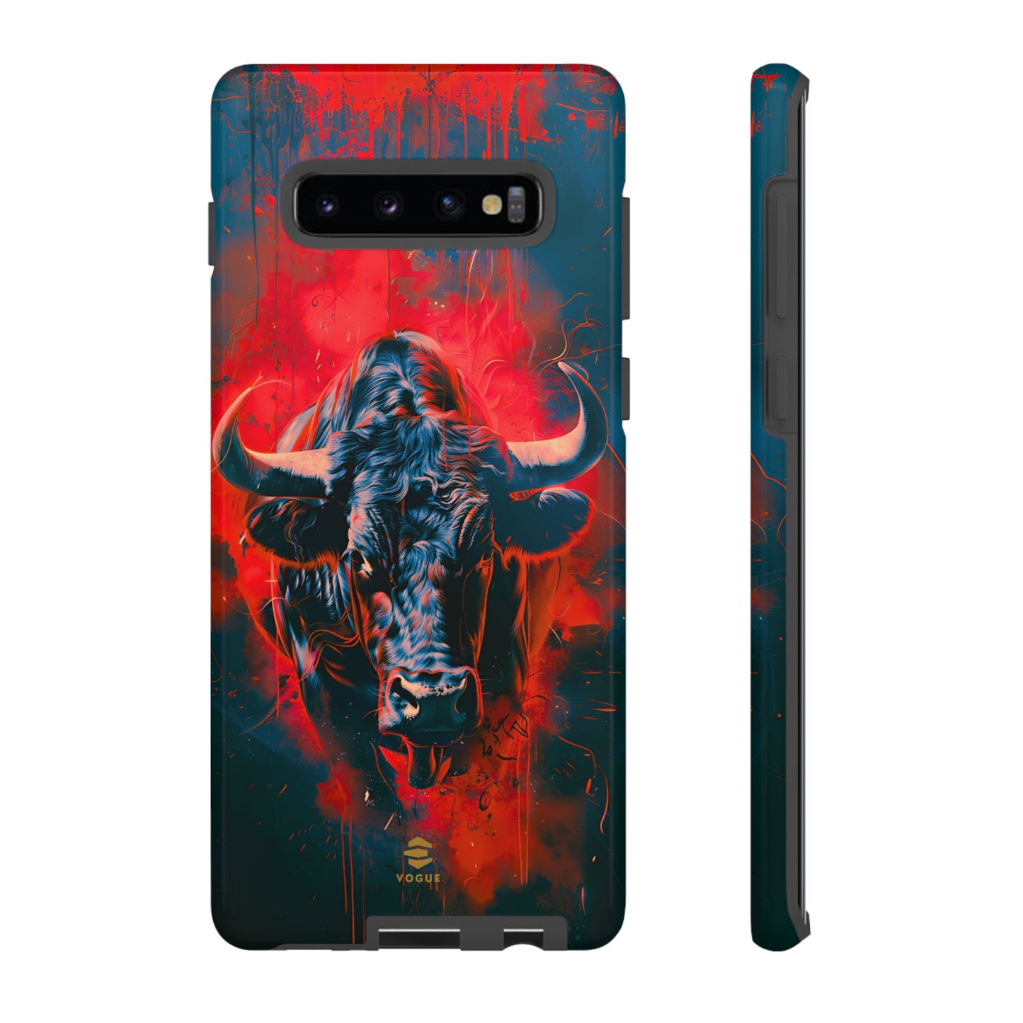 Bull Teal  Samsung Galaxy phone case