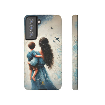 Custom Son & Mom Samsung Galaxy Tough Phone Case