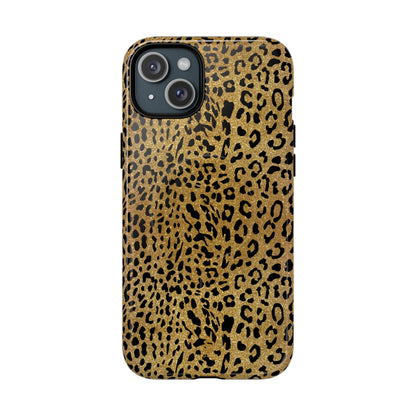 Gold Leopard MagSafe iPhone Case