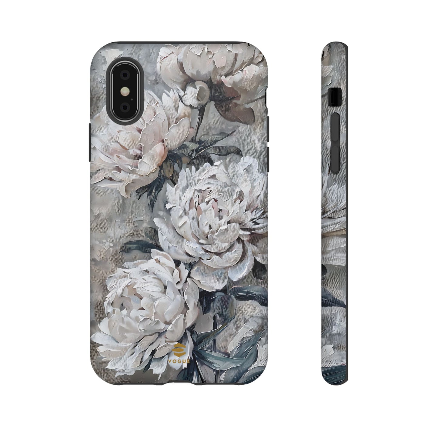 Funda para iPhone con pintura de peonías