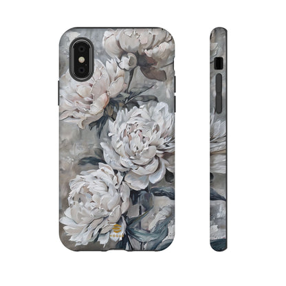 Funda para iPhone con pintura de peonías