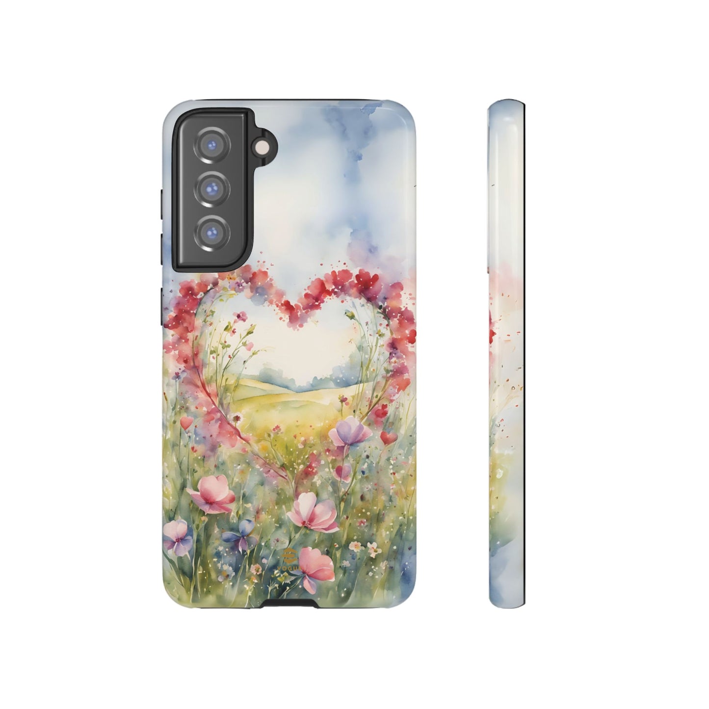 Flower heart Tough Phone Case for Samsung