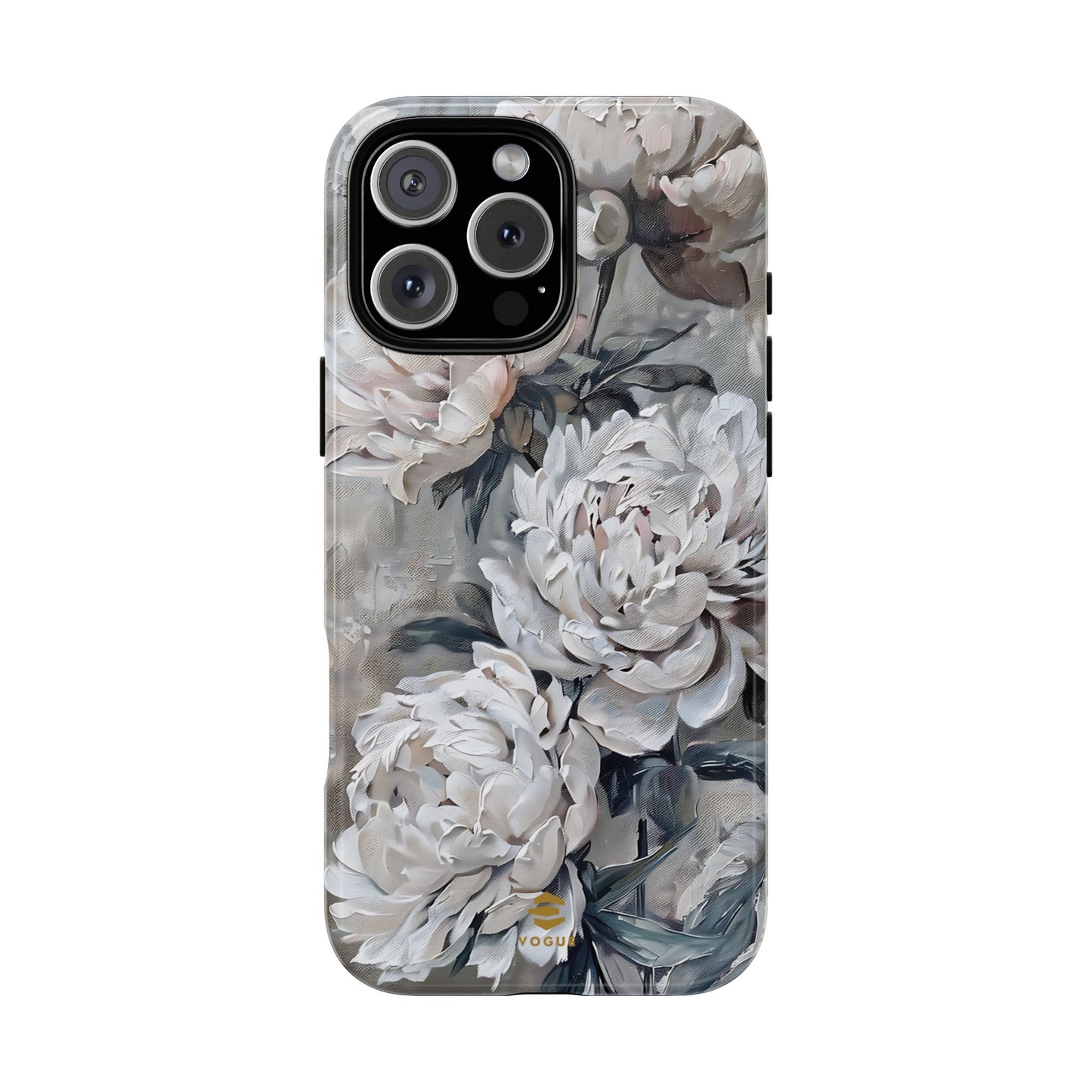 Funda para iPhone con pintura de peonías