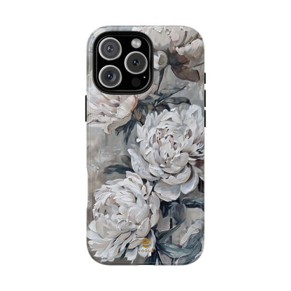 Funda para iPhone con pintura de peonías