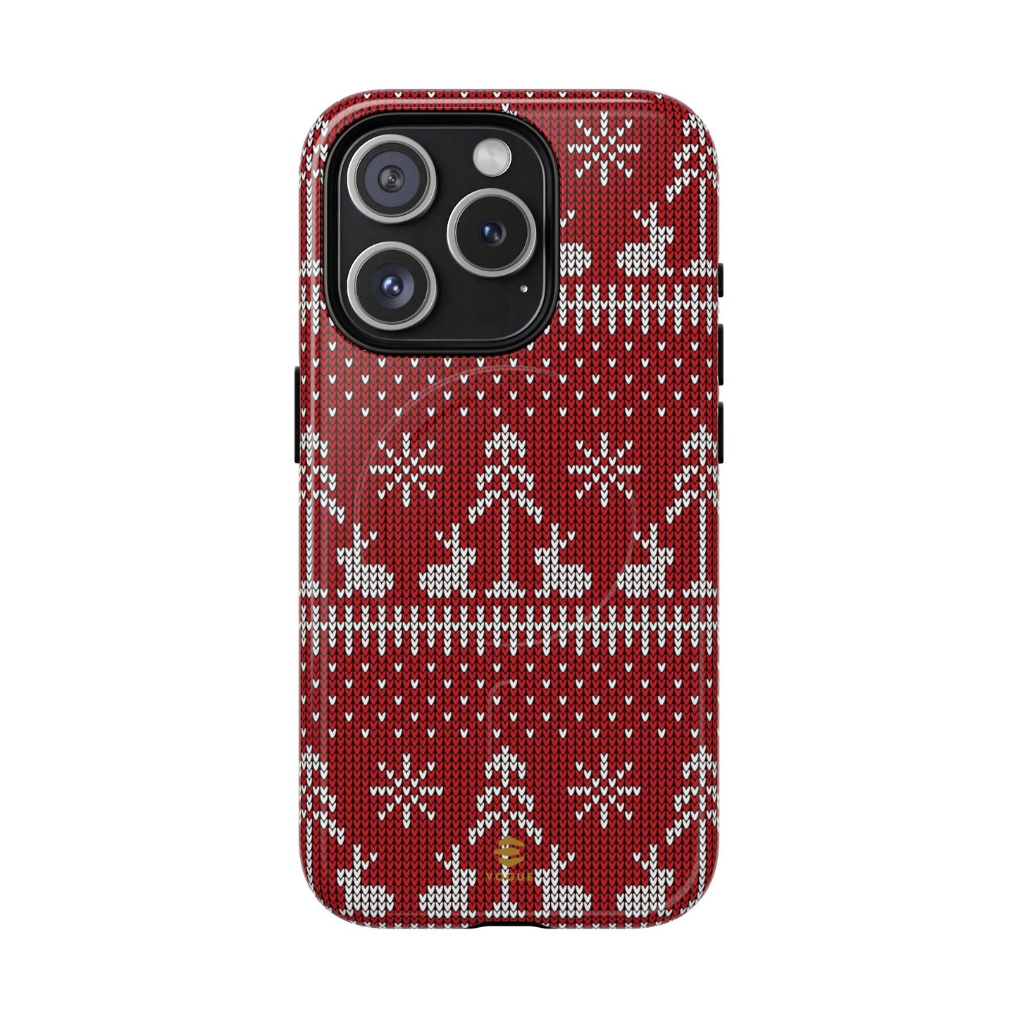 Red Xmas MagSafe iPhone Case