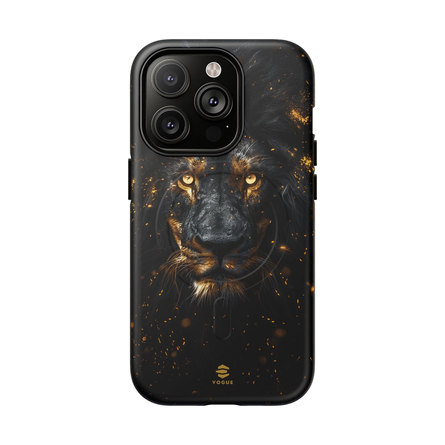 Black Lion Art for MagSafe iPhone Phone Case