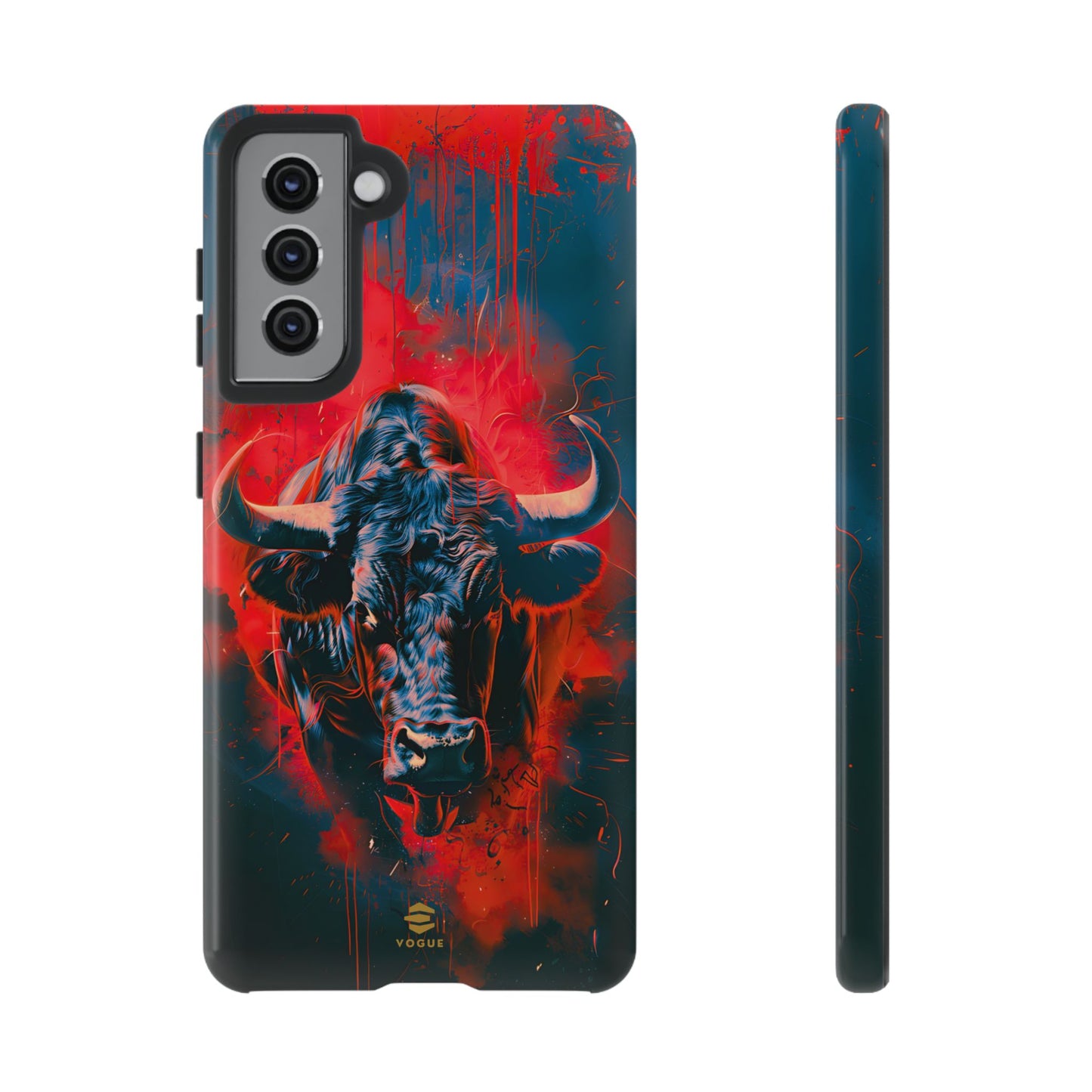 Bull Teal  Samsung Galaxy phone case