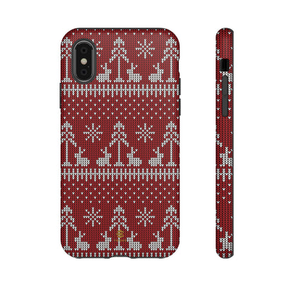 Red Xmas Jumper iPhone case