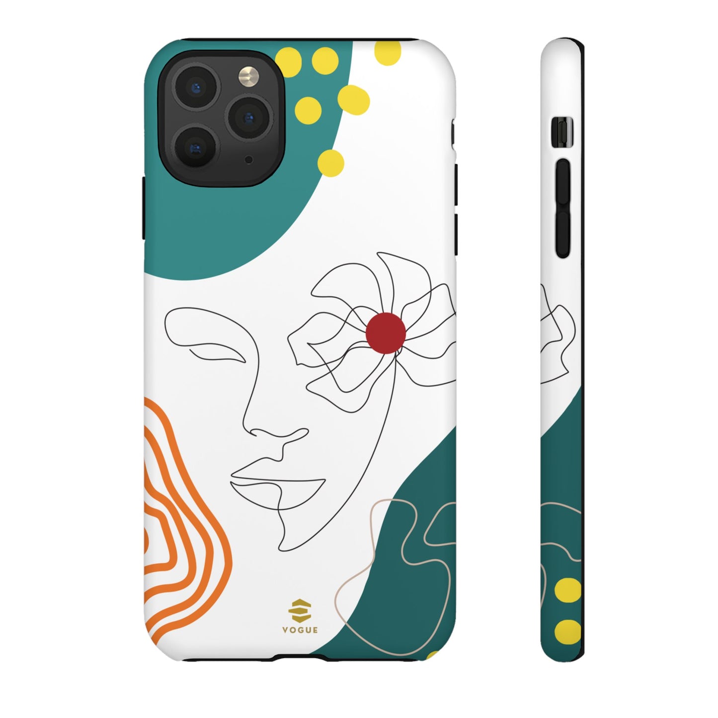 Women Face Line Art Phone Case iPhone