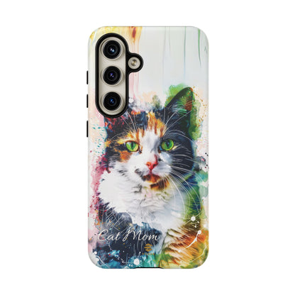 Custom Cat Mom Samsung Galaxy Tough Case