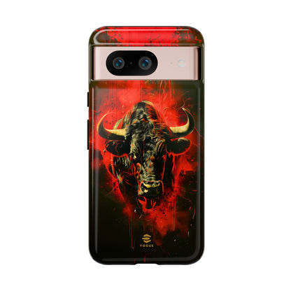 Bull Black Google Pixel Tough case