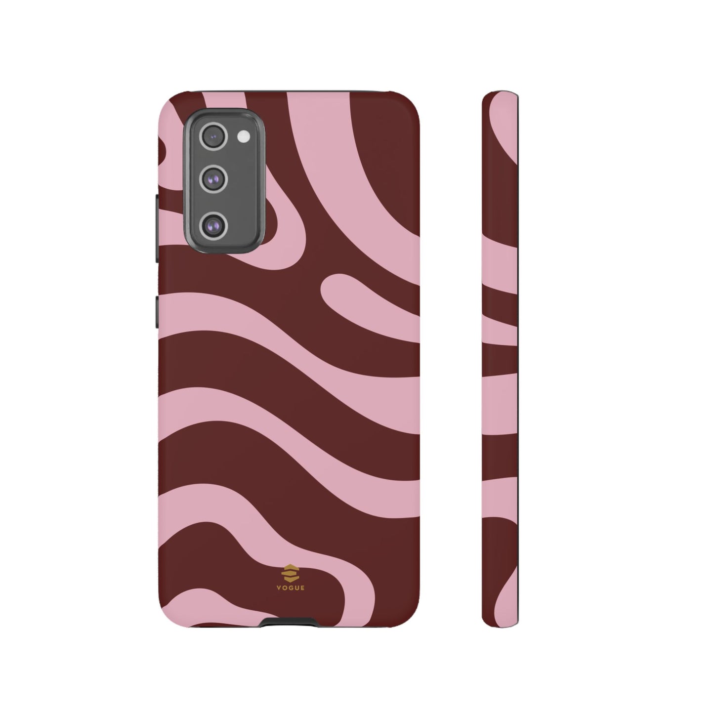 Maroon Ripple Samsung Galaxy Case