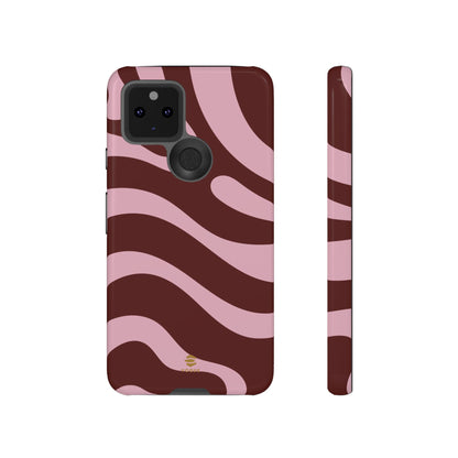 Maroon Ripple Google Pixel Case