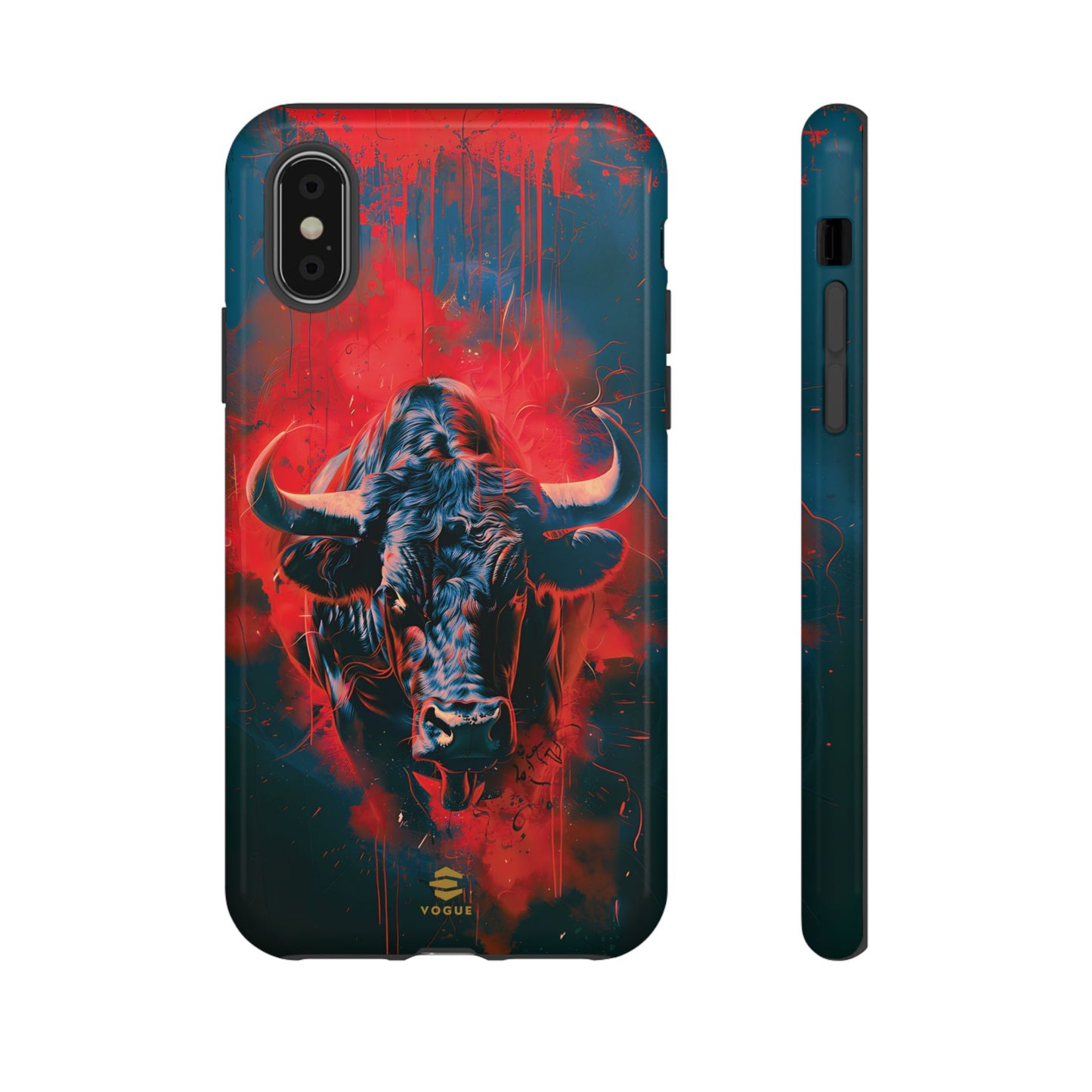 Bull Teal iPhone Case