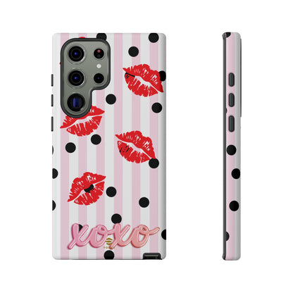 Berry Kiss Phone Case Valentine's day gift for her Samsung Galaxy Tough Case