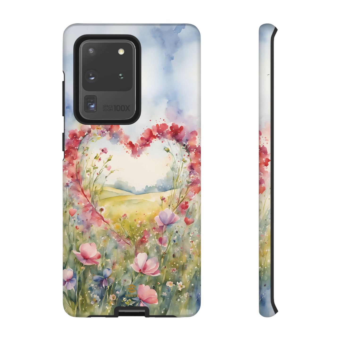 Flower heart Tough Phone Case for Samsung