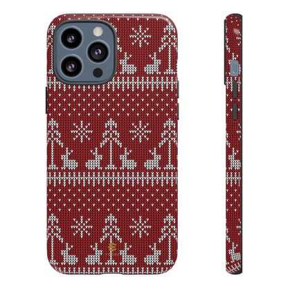 Red Xmas Jumper iPhone case