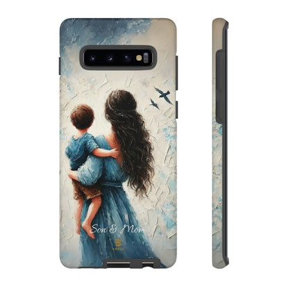 Custom Son & Mom Samsung Galaxy Tough Phone Case