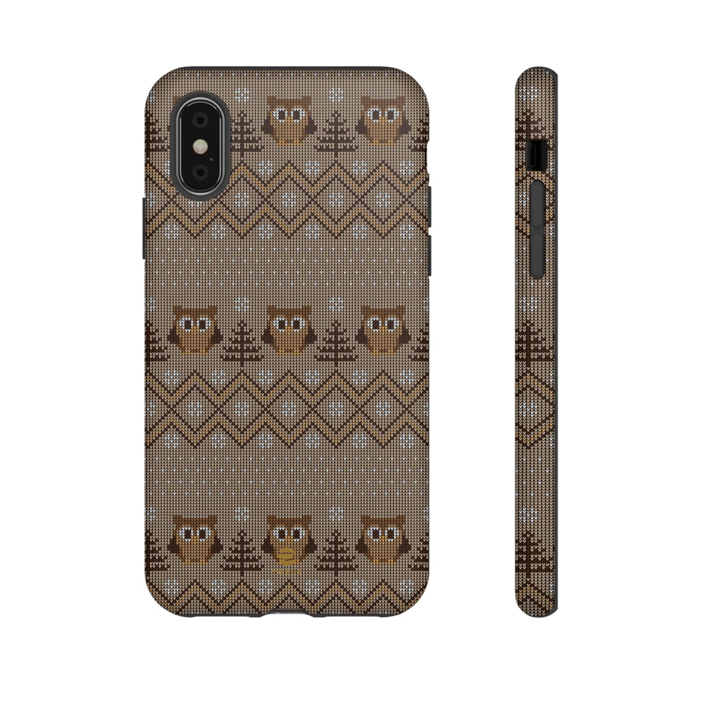 Owl Xmas Jumper iPhone case