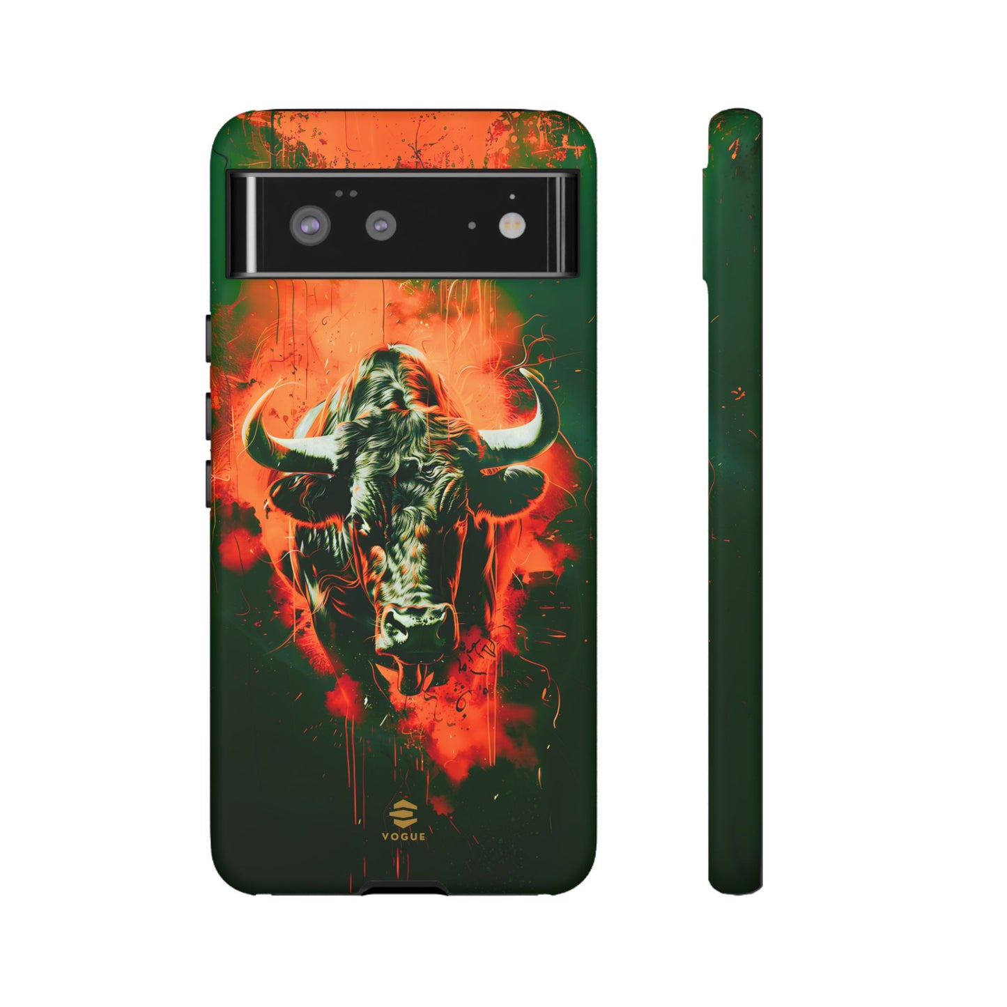 Green Bull Google Pixel Tough Case