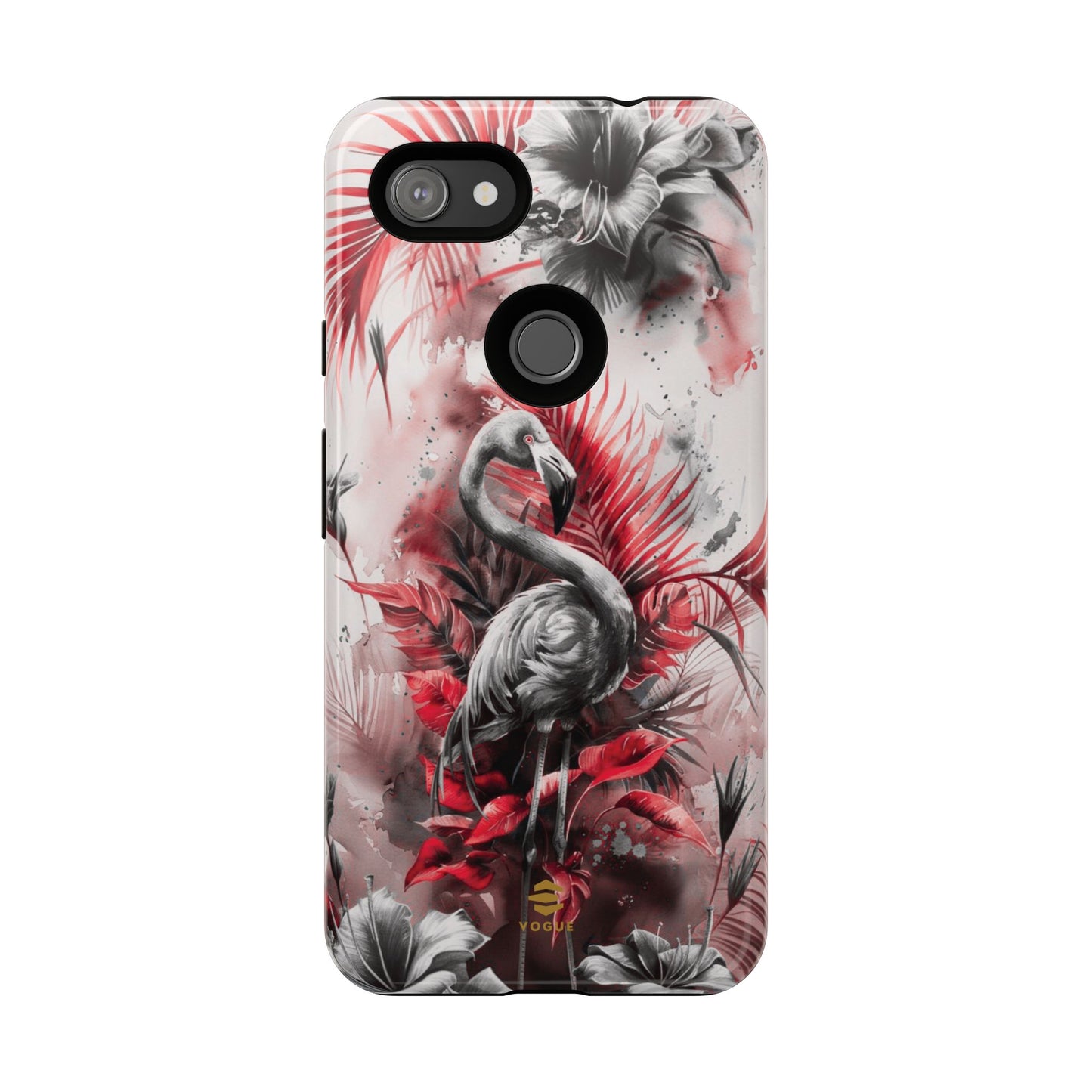 Flamingo Tropical Design Tough Phone Case Pixel