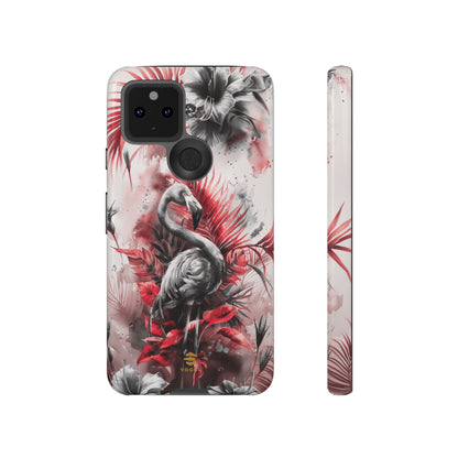 Flamingo Tropical Design Tough Phone Case Pixel