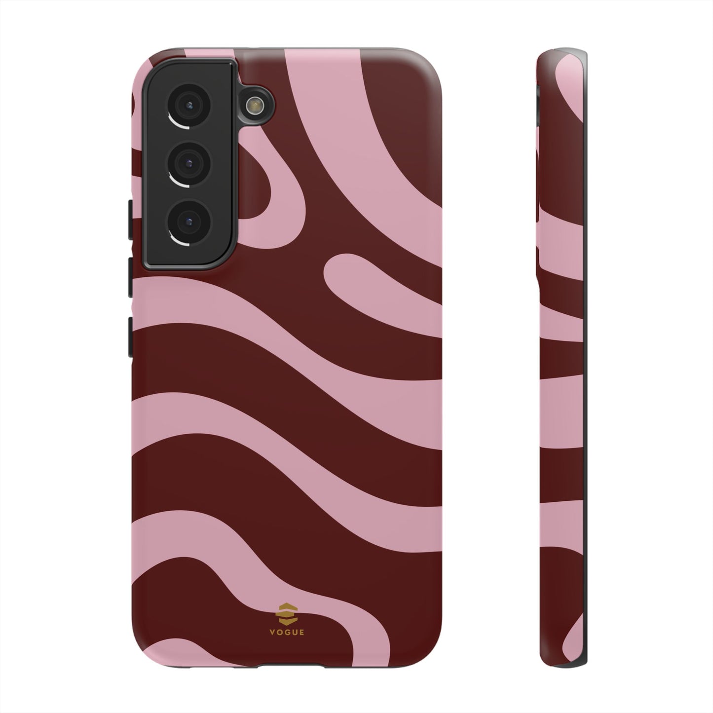 Maroon Ripple Samsung Galaxy Case