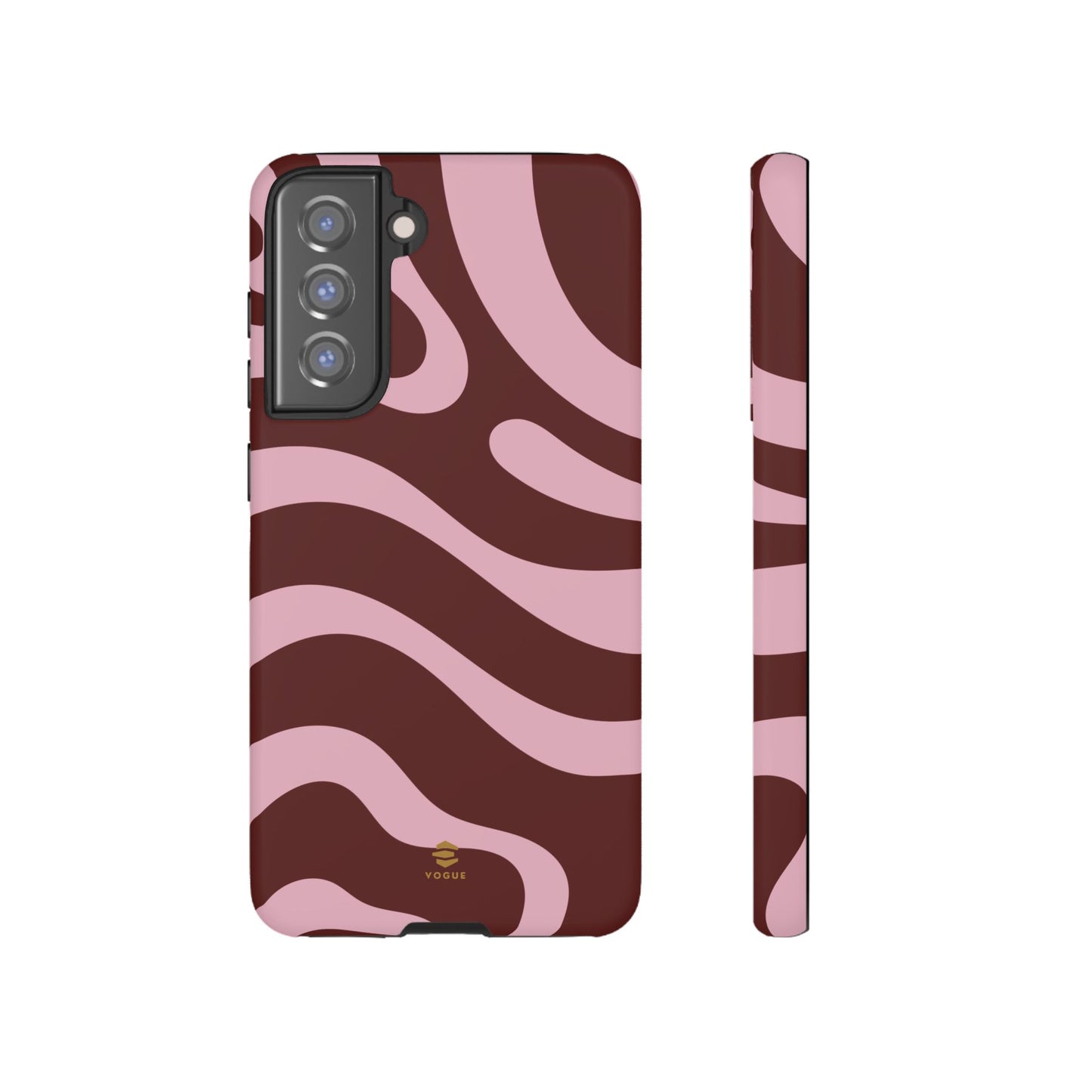 Maroon Ripple Samsung Galaxy Case