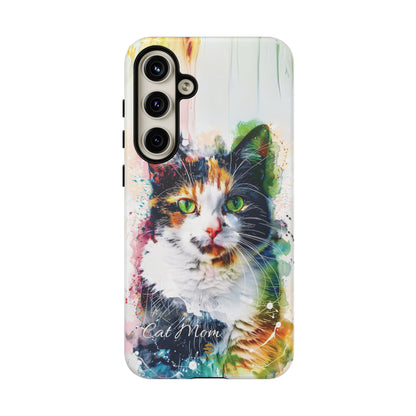 Custom Cat Mom Samsung Galaxy Tough Case