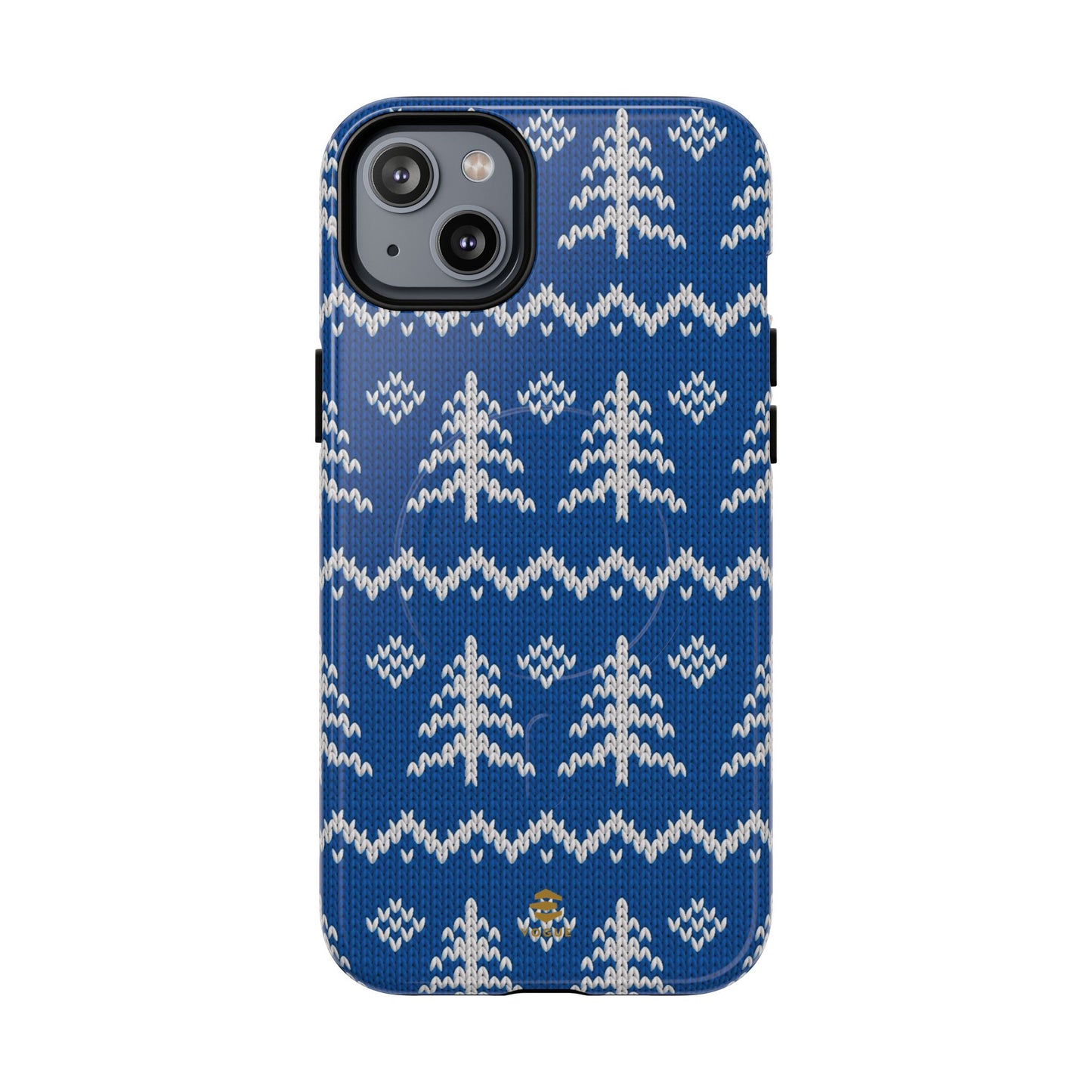 Blue Xmas MagSafe iPhone Case