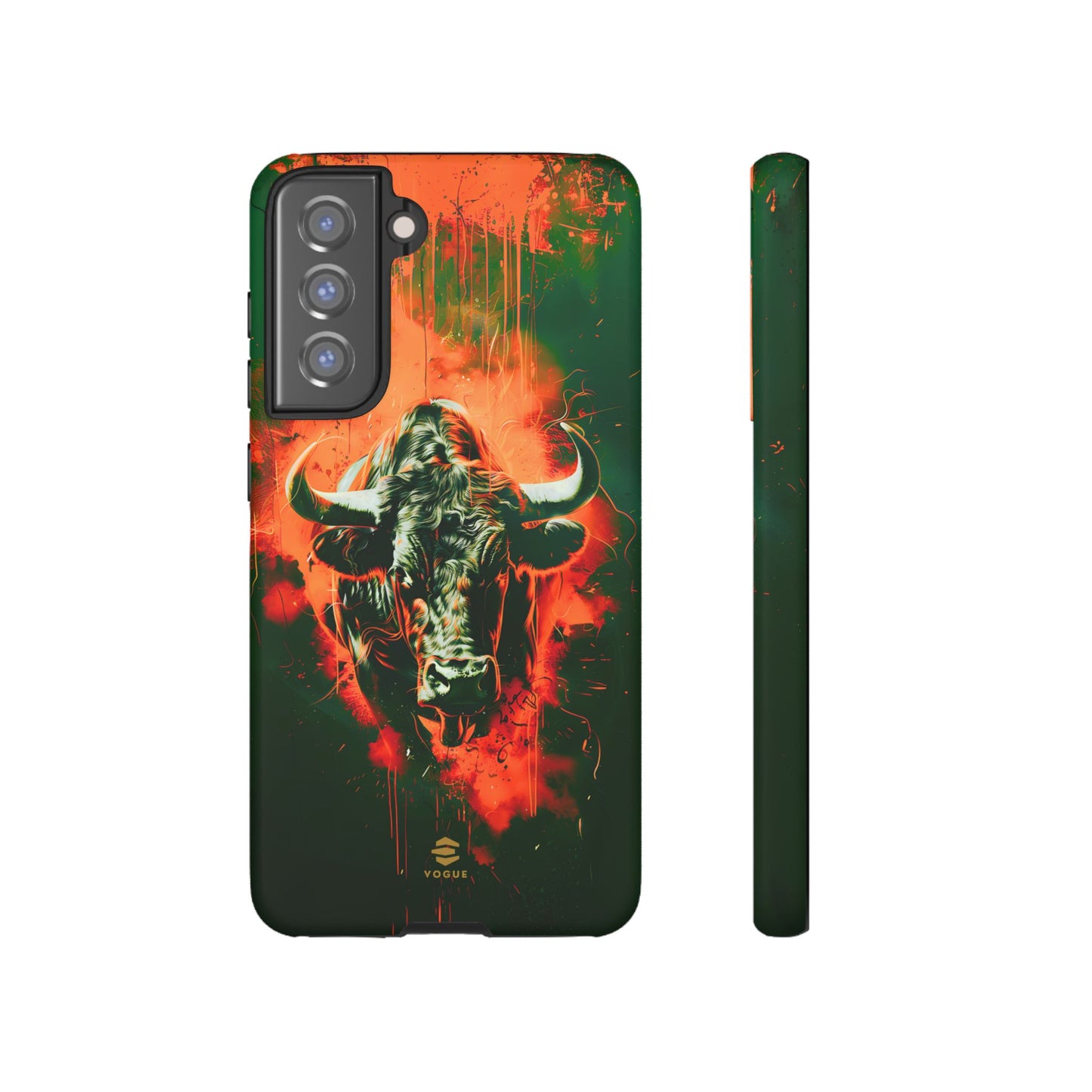 Green Bull Samsung Galaxy Tough Case